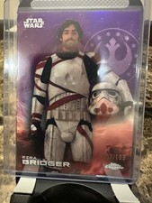 Ezra Bridger 2025 Topps Chrome Star Wars Purple Refractor /199 39
