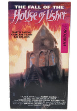 The Fall of the House of Usher VHS Horror Martin Landau Edgar Allan Poe UNTESTED