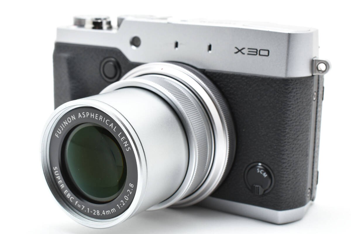 1 Yr Warranty] Fujifilm FinePix X30 12.0MP Digital Camera Silver