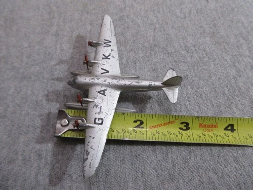 vintage diecast Dinky Toys Seaplane England prop airplane