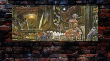 Somewhere in Time IRON MAIDEN poster vibrant AF beautiful AF BIG AF 48" x 20"
