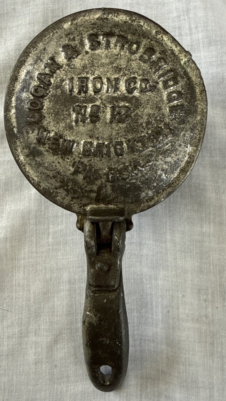 Logan & Strobridge Iron Co. No. 12 Ice Shaver Antique Cast Iron New Brighton Pa
