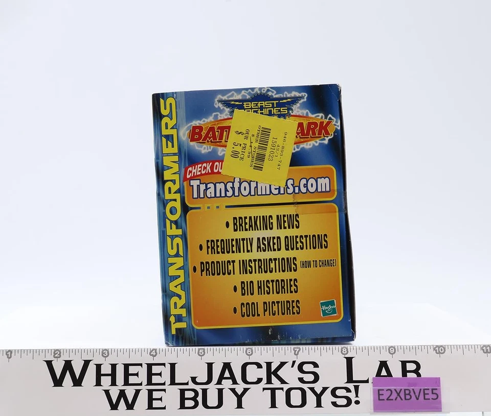 Blast Punch Optimus Primal Transformers Beast Machines 2001 Hasbro NUEVO SELLADO Foto 2 de 4