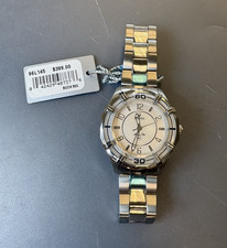 Bulova Marine Star Women's Quartz Wristwatch Steel Bracelet Silver Dial 30mm
