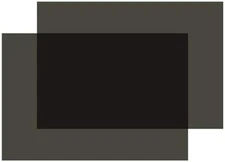 Polarized Film Sheets 2 PCS 7.8x11.8inches/20x30cm Adhesive Polarizer Linear Pol