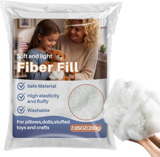 Polyester Fiberfill Stuffing - 7.05Oz Polyfill for Pillow Stuffing, Stuffed Anim