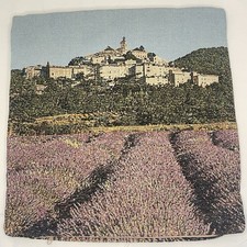 Woven Tapestry Lavender Fields Provence Frenc...