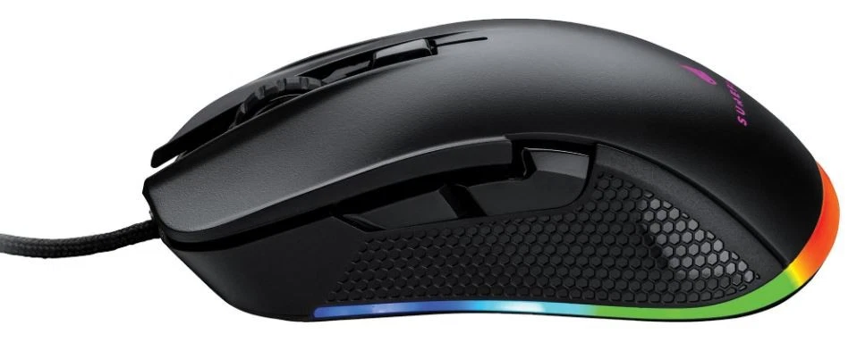 SUREFIRE - Buzzard Claw Tetikus Permainan 6 Butang RGB, Hitam - Image 2 of 4