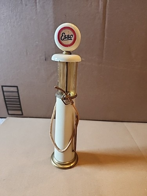 #ad NICE RARE 1920s Esso Wayne Style Gas Pump Replica Collectible Red 7.5quot; Htf $39.99