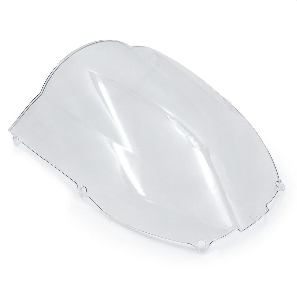 Motocicleta Deflector Viento Para Kawasaki Para ZZR400 Para ZZR600 Para ZZR 400 1993-2007 Para ZZR 600 1993-2004 Parabrisas Motocicleta Moto Windshield (Color : Plata