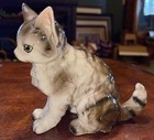 Vintage Lefton Striped Kitty Cat Figurine Japan MCM Ceramic 80219 — photo 8