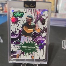 Wild Card Splat Reggie Jackson Purple 3/3 2024 Baseball Trading Card