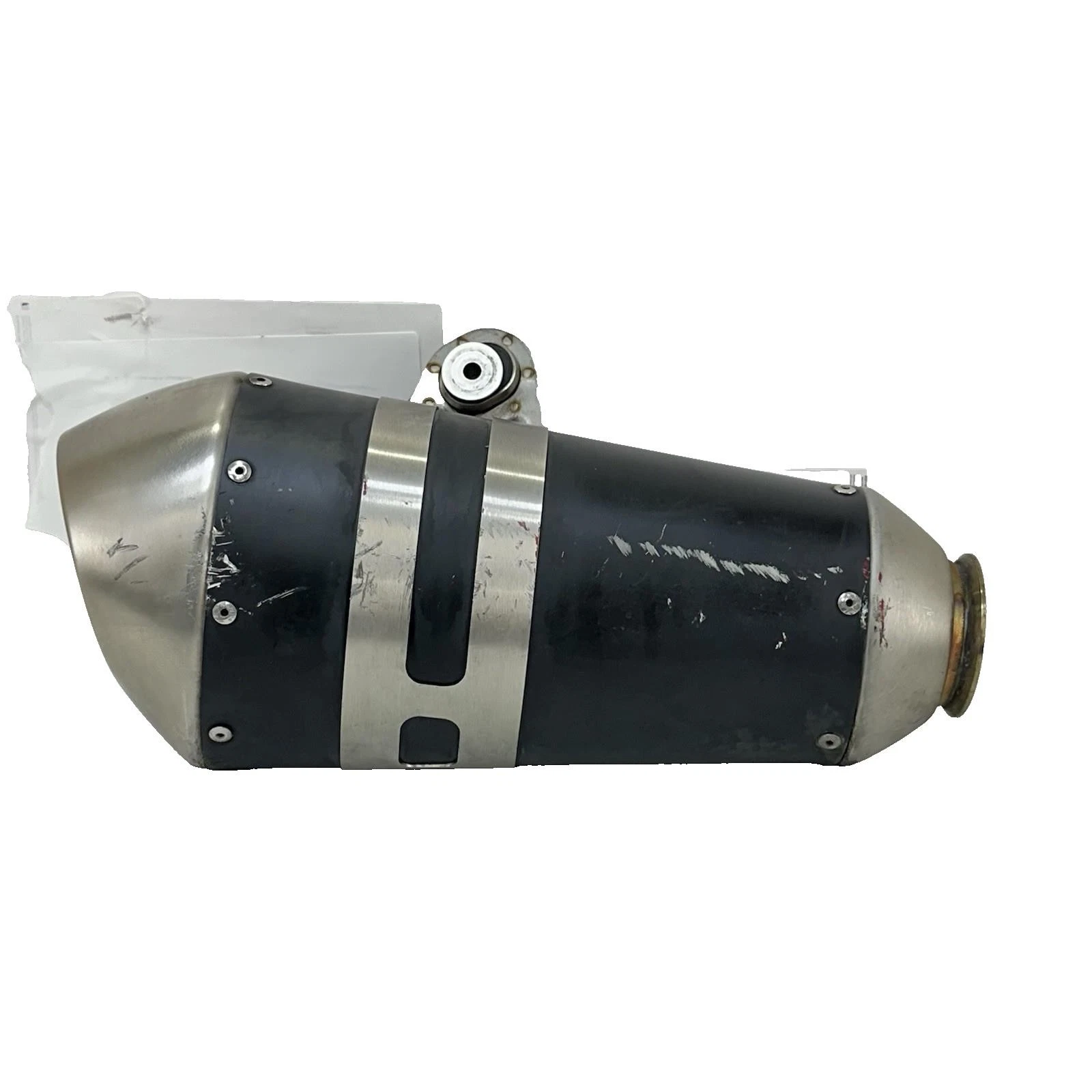 2017 - 2019 KTM 1290 SUPER DUKE R EXHAUST MUFFLER PIPE BRACKET STOCK *SCUFFED*