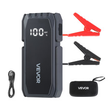 1500A Peak Car Jump Starter, 12V Portable Lithium Battery Booster, Power Bank wi