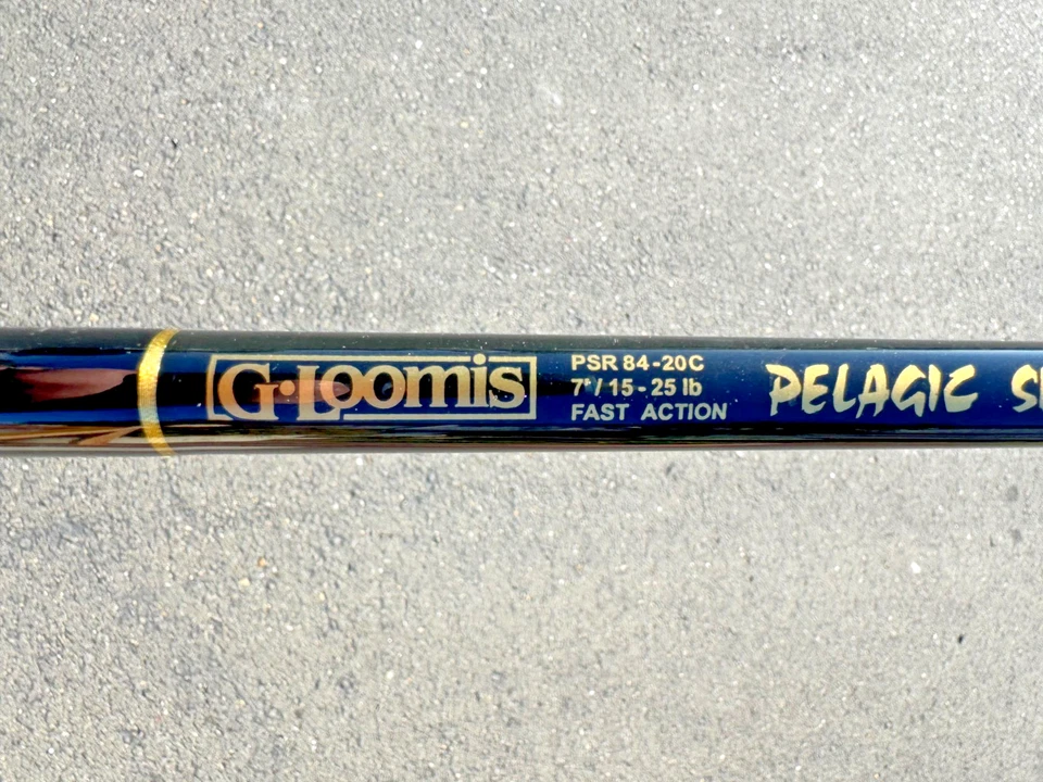 G-LOOMIS PSR84-20C, 7 pies, 15-25 lb, varilla de acción rápida (SERIE PELÁGICA) Foto 3 de 4