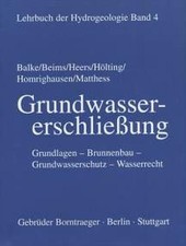 Lehrbuch der Hydrogeologie 4. Grundwasserersc...
