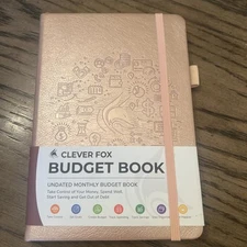 Clever Fox Budget Planner Undated Expense Tracker Notebook Monthly Budget New
