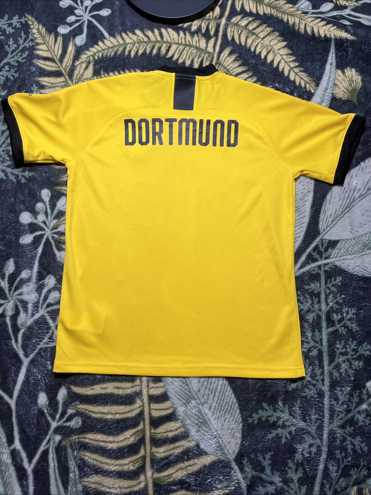 Youth XL Puma Dortmund Borussia BVB Yellow Evonik Soccer Jersey Kit Embroidered thumbnail 18