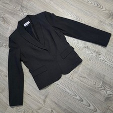 Calvin Klein 2 Button Blazer - Charcoal Gray Size 8