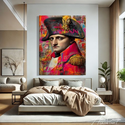 Napoleon Bonaparte Wall Art Urban Graffiti Art Print Street Pop Art Canvas - Picture 1 of 10