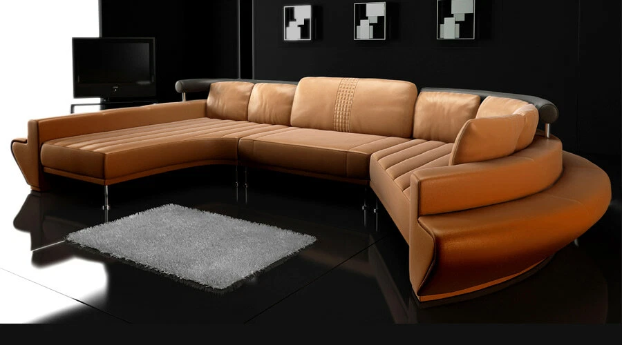 Big leather couch deals
