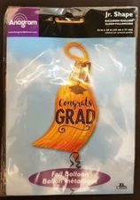   GRADUATION Tassel Shaped Foil Balloon 12" x 28" (30cm x 71cm)