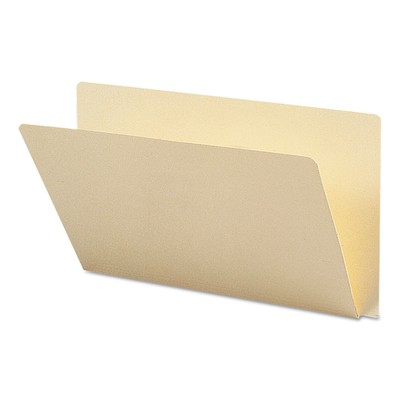 Smead Folders Straight Cut Single-Ply Extended End Tab Legal Manila 100/Box