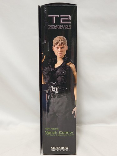 NEW (Read) Terminator 2 T2 Judgement Day Sarah Connor Sideshow Exclusive Figure - Picture 11 of 22