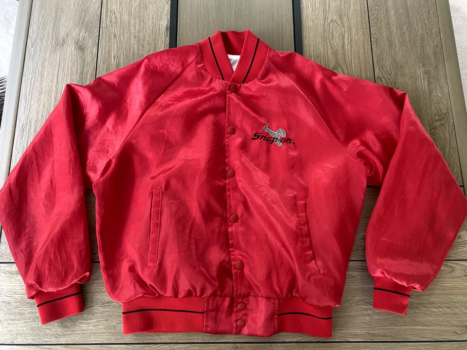 SNAP-ON TOOLS Men's (M) Red Jacket - Vintage 1970s - 80s Made in USA +FAST SHIP! - Image 3 of 4
