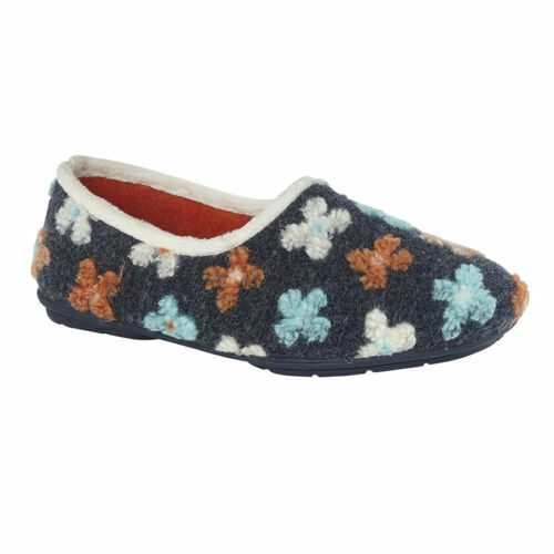 Pantofole Sleepers JOSEPHINE LS183 Da Donna Con Zeppa E Ricamo Floreale – Comode E Slip-on