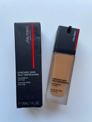 Shiseido Synchro Skin Self-reshing Foundation Oil Free - 440 Amber