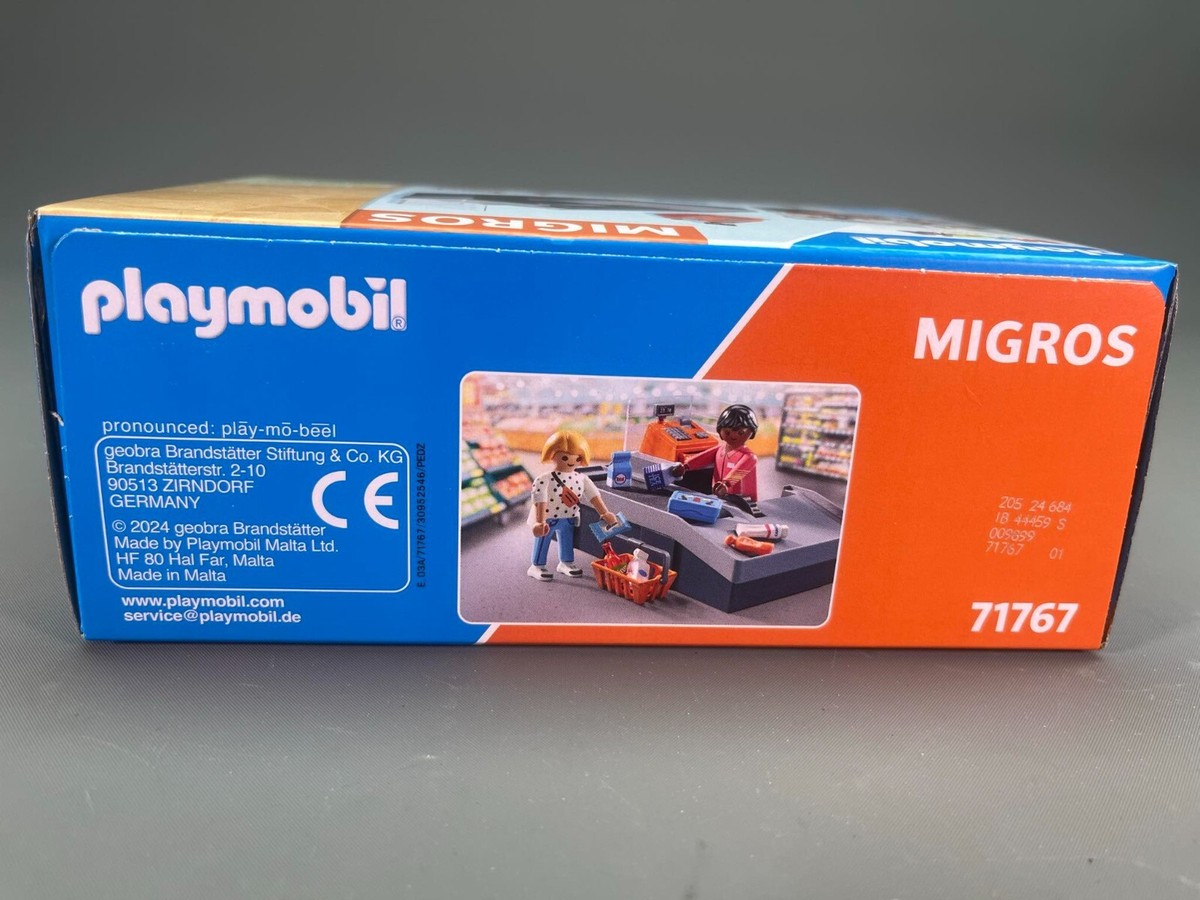 Playmobil Mania - Caisse Enregistreuse 22 Pièces - Exclusivité Migros Suisse 71767 - Neuf