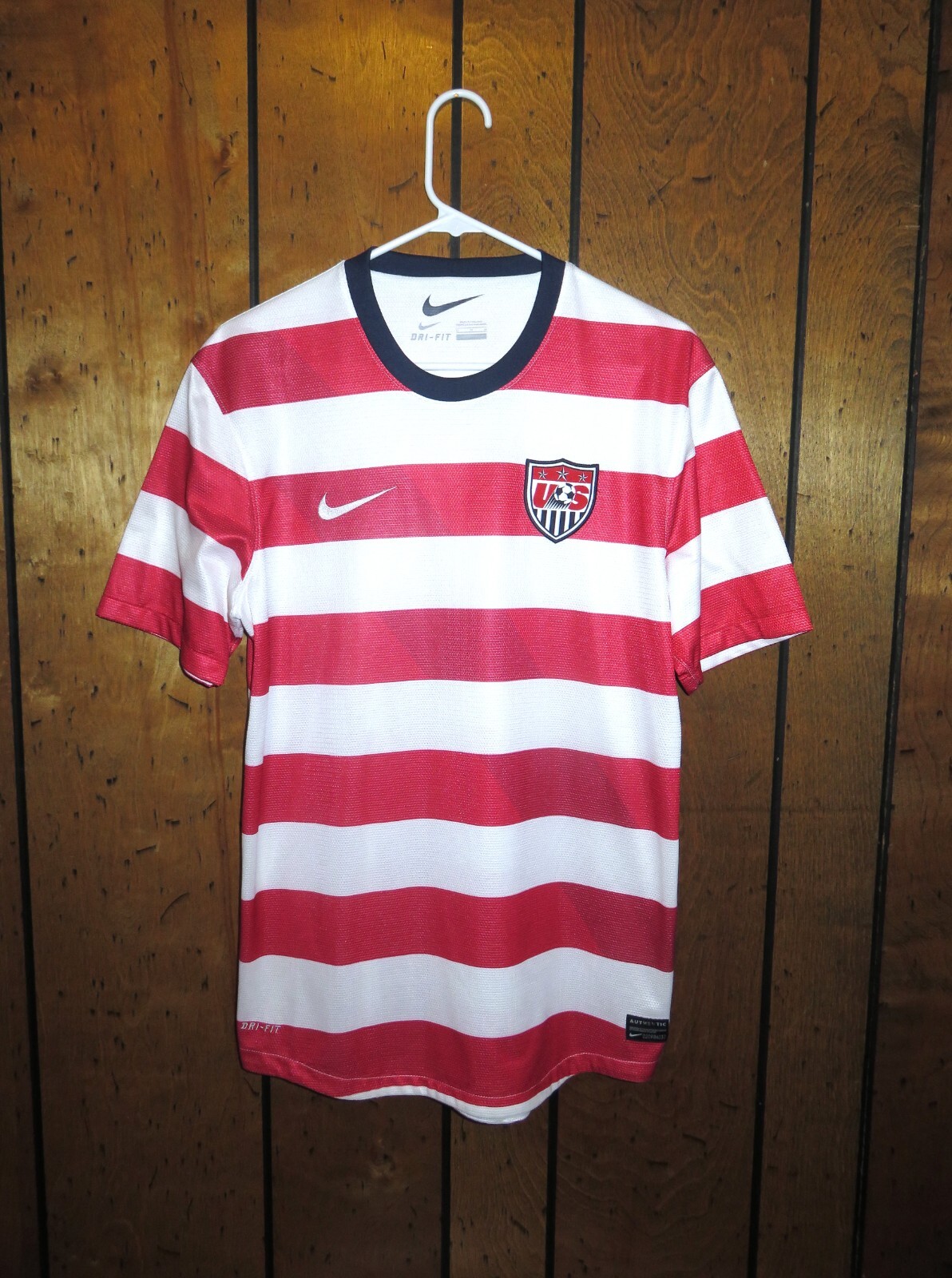 Nike 2012 USA USMNT Waldo Original Authentic Soccer Home Jersey Kit Sample Item
