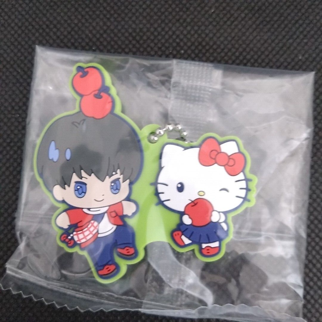 YOICHI ISAGI Blue Lock x Sanrio Hello Kitty Rubber Keychain Japan Official Collab