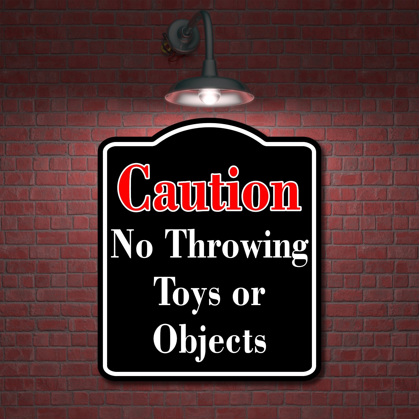 No Throwing Toys
