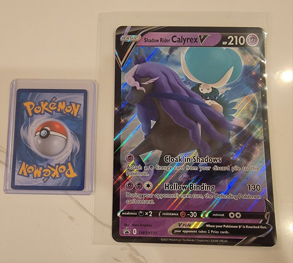 pokemon cards shadow Rider Calyrex VMAX (Alternate Art Secret) Trading card games The Cards Of Pokémon TCG: