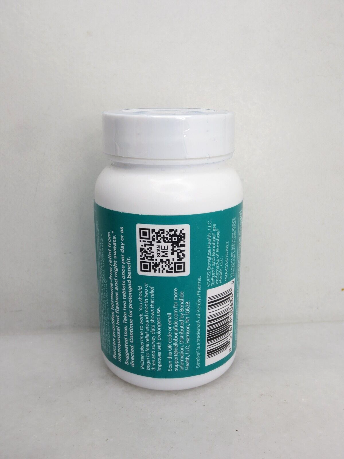 Relizen Tablets BONAFIDE RELIZEN HOT FLASHES & NIGHT SWEATS 180 TABLETS 3 MONTH SUPPLY ...