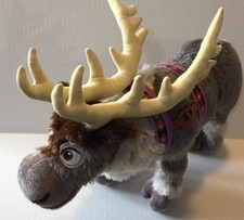 Disney Store Frozen Reindeer Sven Plush Large Doll 16"L Stuffed Animal Moose