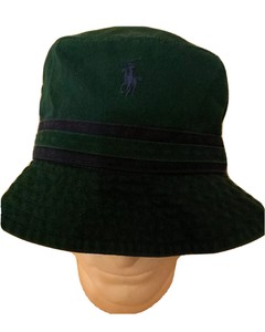 polo ralph lauren bucket Hat Cotton Beach Large / XLarge Green / Navy | eBay