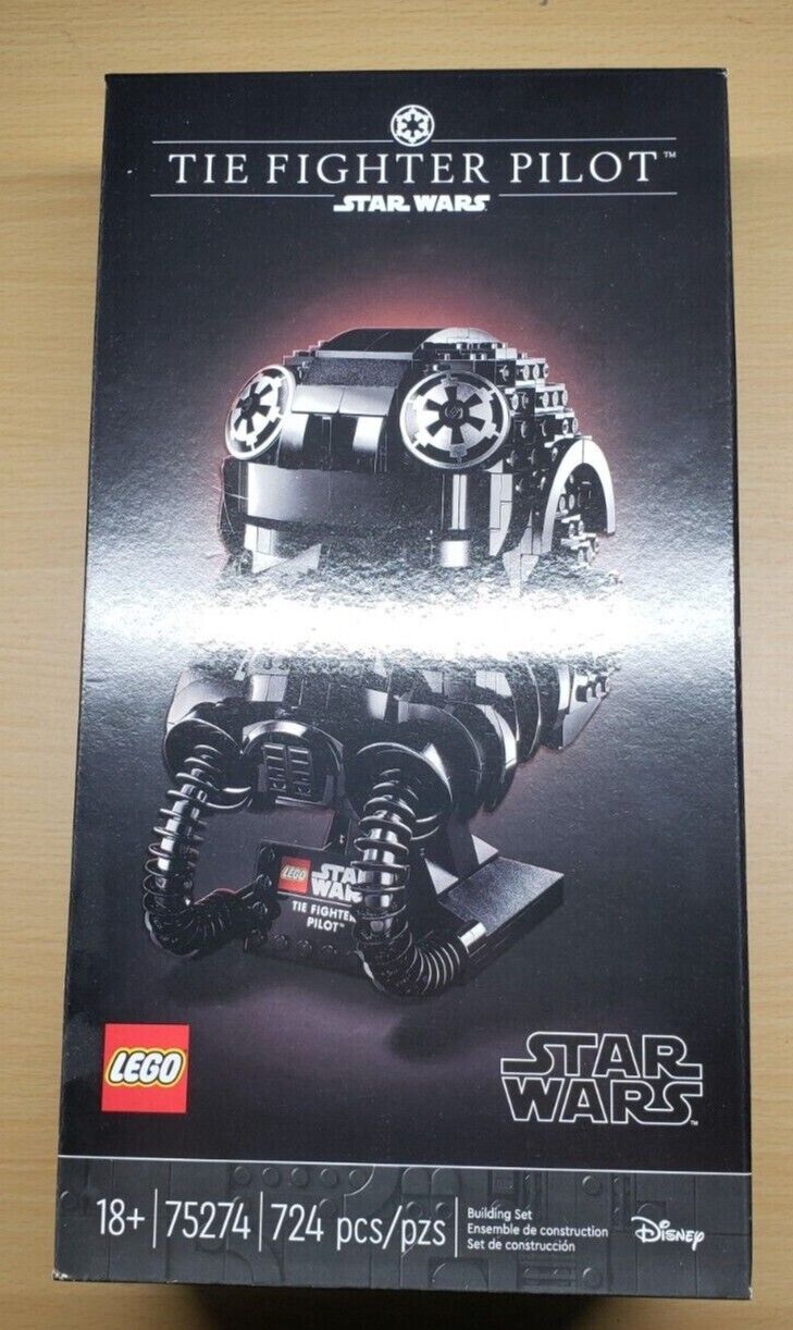 LEGO Star Wars: TIE Fighter Pilot Casco (75274) Nuevo. Sellado. 