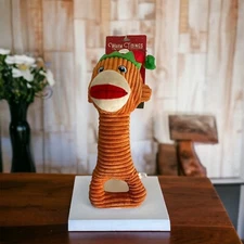 Dog Toys Pet Supplies Monkey Squeak 2 Squeaker Orange Santa Hat Red Lips 16" 