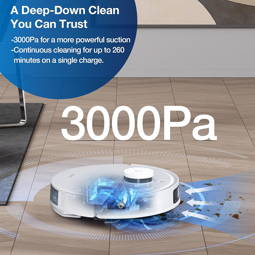 ECOVACS DEEBOT T10 Plus Robot Vacuum and Mop Oscillating