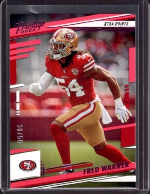 FRED WARNER 2022 Panini Prestige #271 Xtra Points Pink Parallel #30/50