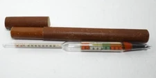 Antique Vintage "The Brewmaster" Glass Hydrometer for Beer Great Condition!