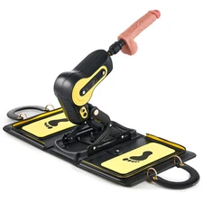 Y-NOT NEW Portable Sex Machine Handbag Automatic Sex Toy w Vibration Dildo Black