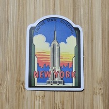 EMPIRE STATE BUILDING NEW YORK S80 STICKER
