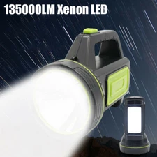 135000LM LED Searchlight Hand Lamp Torch Work Light USB Rechargeable Spotlight