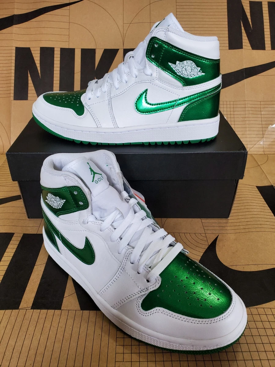 Metallic green jordan 1 cheap