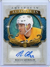  2020-21 Artifacts Autofacts #A-RG Rocco Grimaldi E
