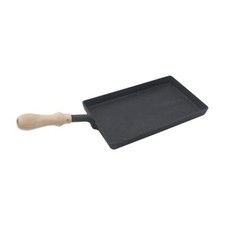 Cast Iron Griddle Ergonomic Grilling Skillet for Gas Stoves Restaurant Home